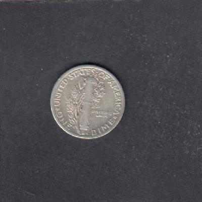 Beschrijving: 1 Dime MERCURY
